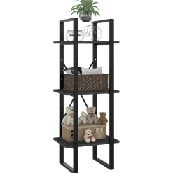 Kirjahylly 40x30x105-210cm, eri materiaaleja/kokoja ja värejä
