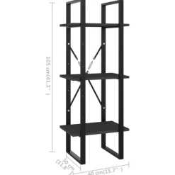 Kirjahylly 40x30x105-210cm, eri materiaaleja/kokoja ja värejä