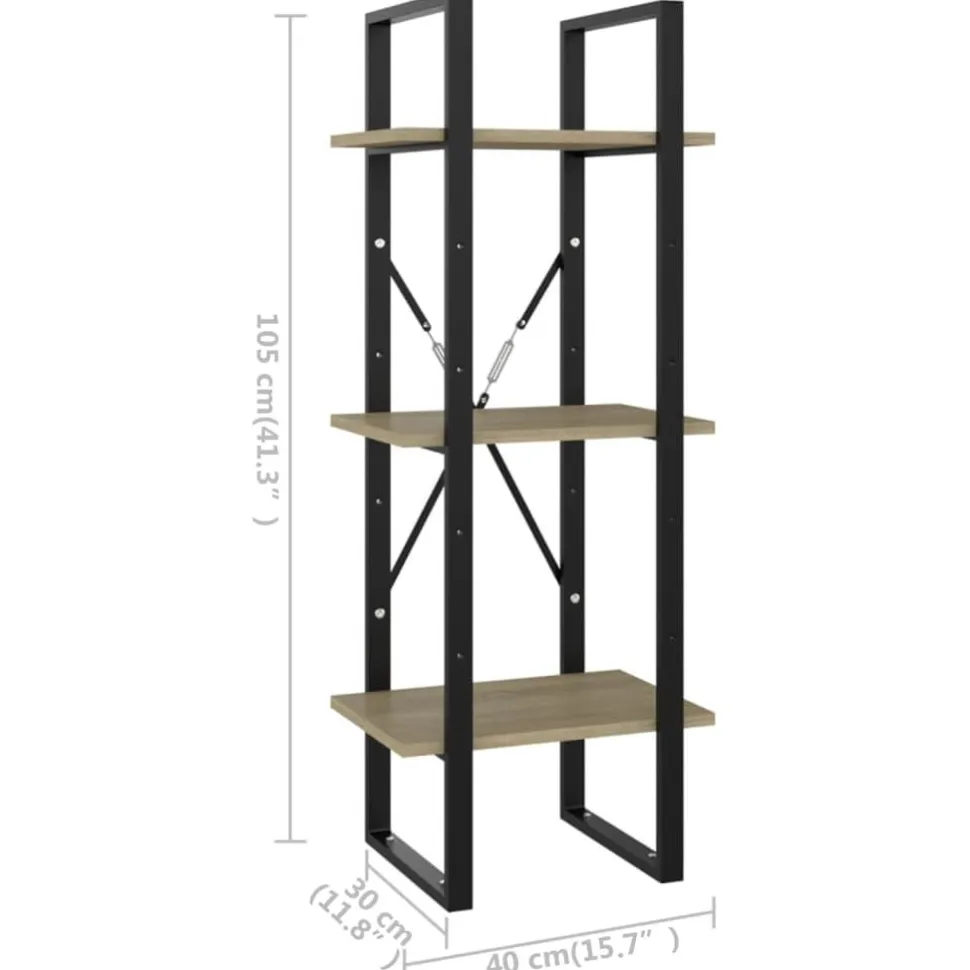 Kirjahylly 40x30x105-210cm, eri materiaaleja/kokoja ja värejä