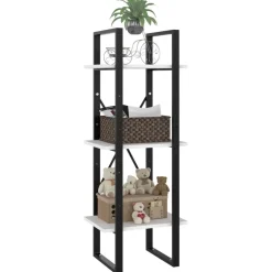 Kirjahylly 40x30x105-210cm, eri materiaaleja/kokoja ja värejä