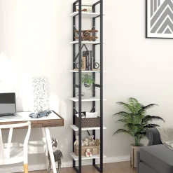 Kirjahylly 40x30x105-210cm, eri materiaaleja/kokoja ja värejä