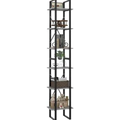 Kirjahylly 40x30x105-210cm, eri materiaaleja/kokoja ja värejä