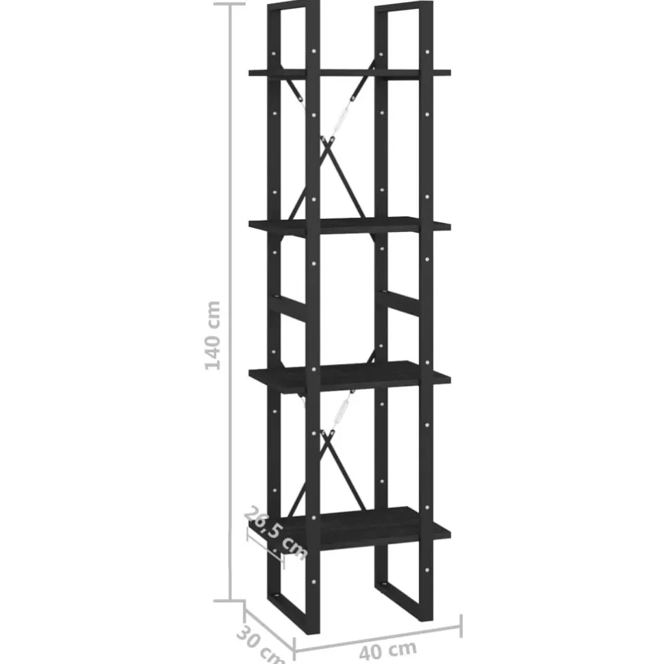 Kirjahylly 40x30x70-140cm, eri materiaaleja/kokoja ja värejä