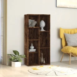 Kirjahylly 50x25x106 cm harmaa