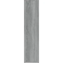 Kirjahylly 50x25x106 cm harmaa