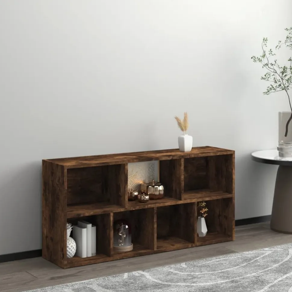Kirjahylly 50x25x106 cm harmaa