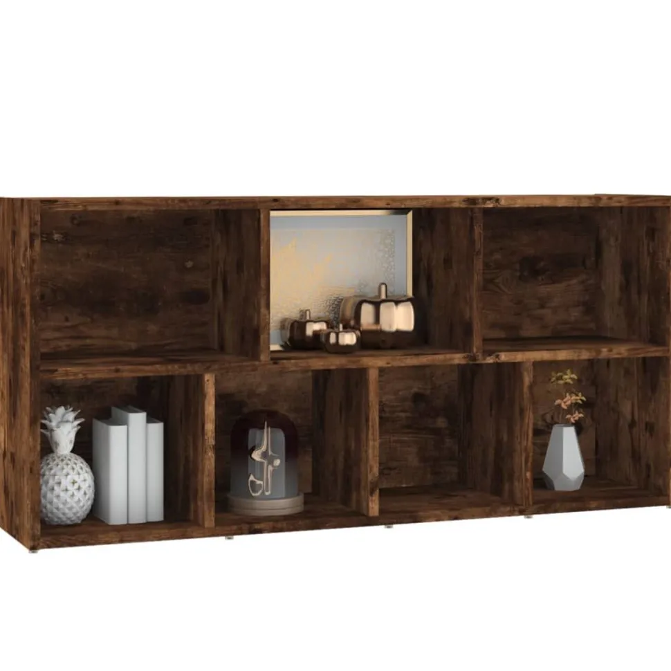 Kirjahylly 50x25x106 cm harmaa