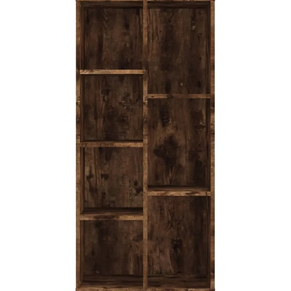 Kirjahylly 50x25x106 cm harmaa