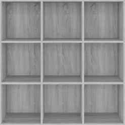 Kirjahylly 2 98x30x98 cm harmaa