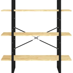 Kirjahylly 1 100x30x105 cm lastulevy betoninharmaa