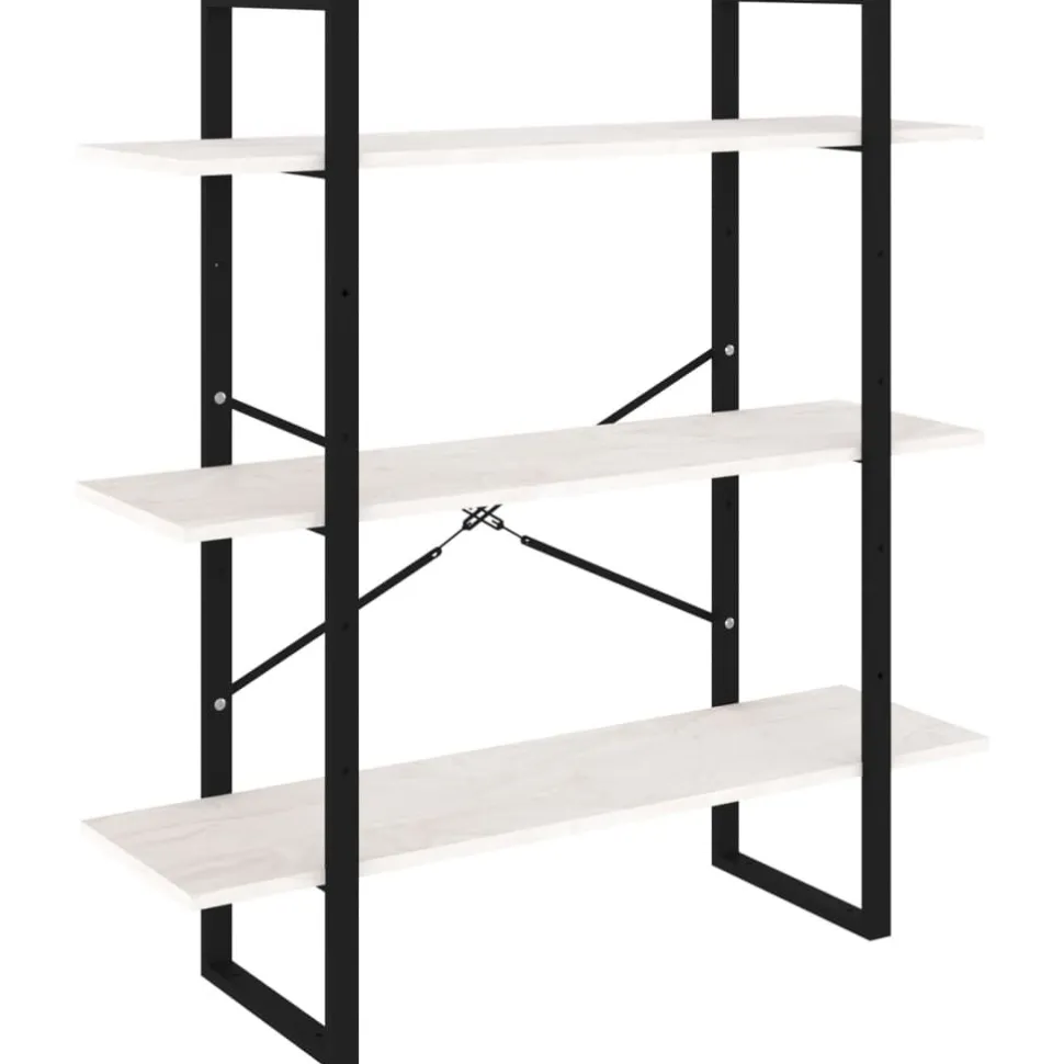 Kirjahylly 1 100x30x105 cm lastulevy betoninharmaa