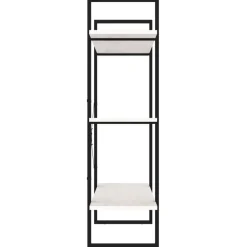 Kirjahylly 1 100x30x105 cm lastulevy betoninharmaa