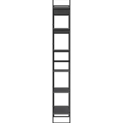 Kirjahylly 1 100x30x105 cm lastulevy betoninharmaa