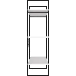 Kirjahylly 1 100x30x105 cm lastulevy betoninharmaa
