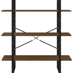 Kirjahylly 1 100x30x105 cm lastulevy betoninharmaa