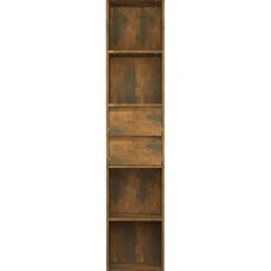 Kirjahylly 36x30x171 cm lastulevy betoninharmaa