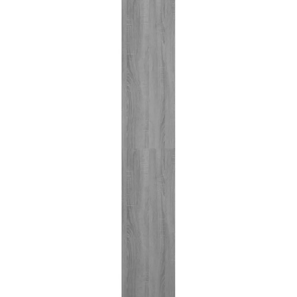 Kirjahylly 36x30x171 cm lastulevy betoninharmaa