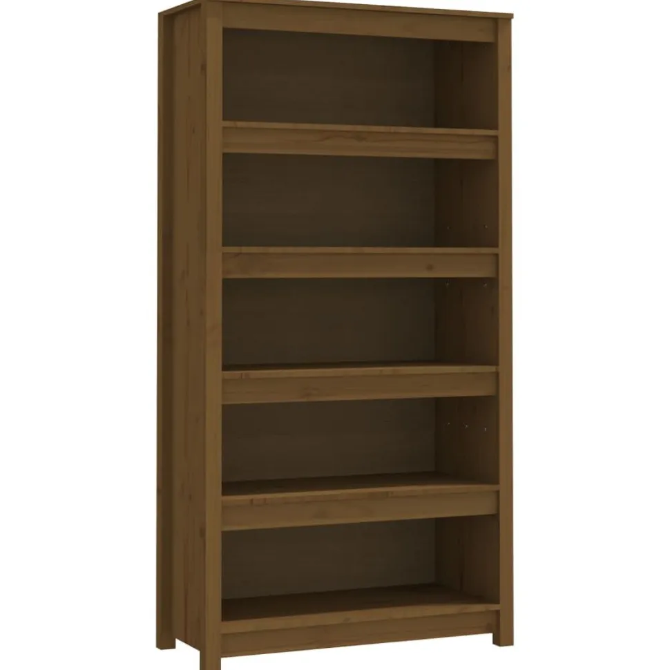 Kirjahylly 50x35x68 cm mänty harmaa