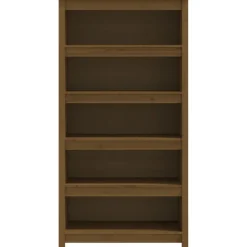 Kirjahylly 50x35x68 cm mänty harmaa