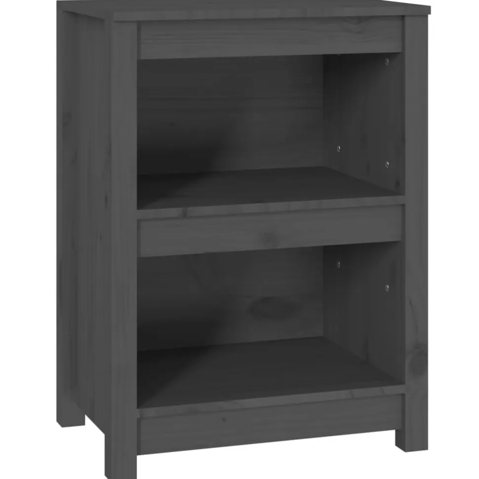Kirjahylly 50x35x68 cm mänty harmaa
