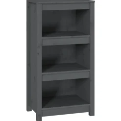 Kirjahylly 50x35x68 cm mänty harmaa