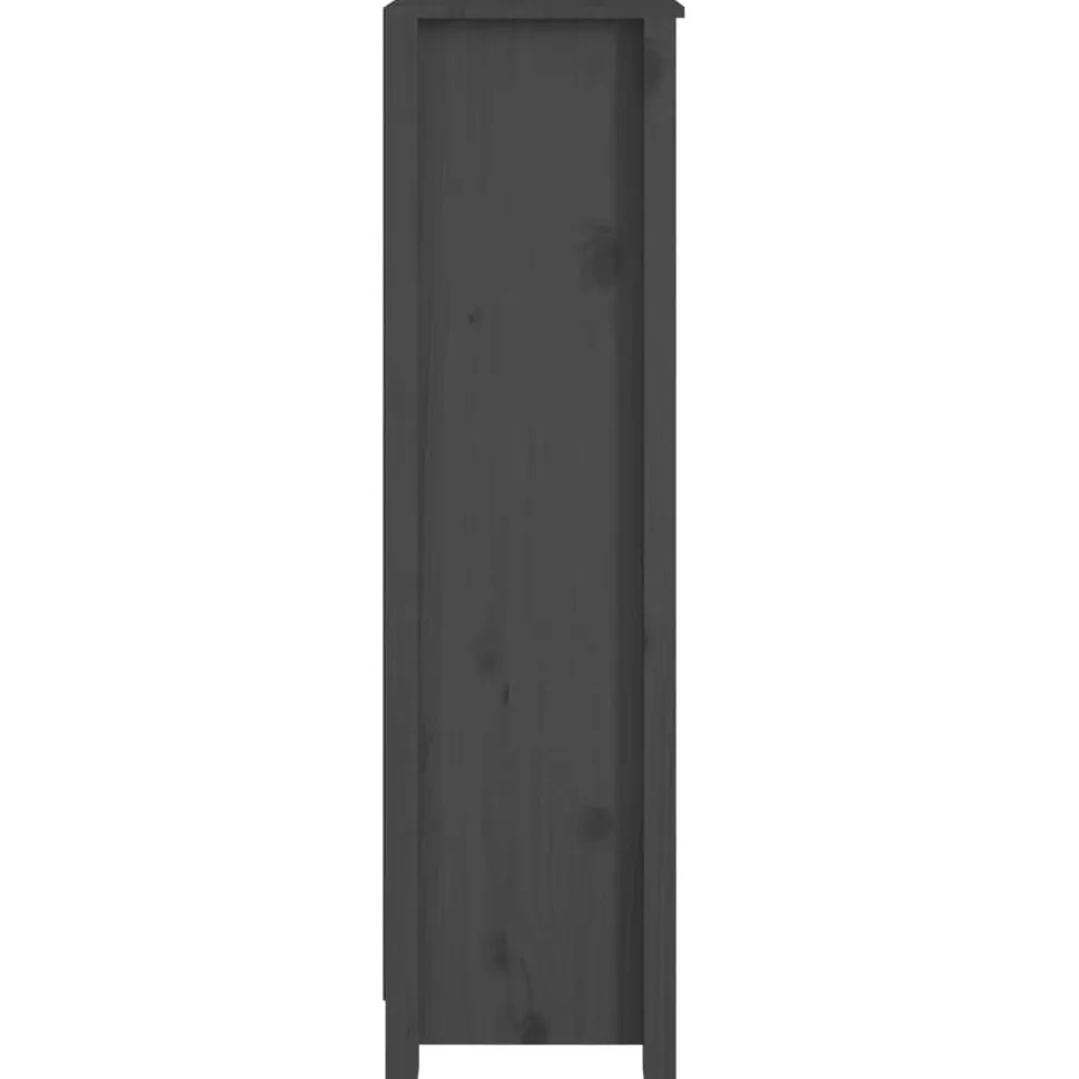 Kirjahylly 50x35x68 cm mänty harmaa