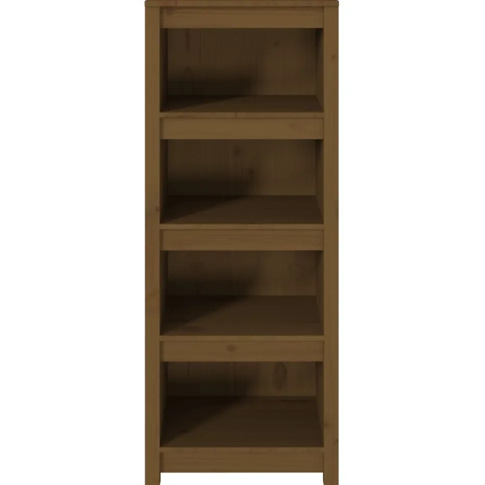 Kirjahylly 50x35x68 cm mänty harmaa