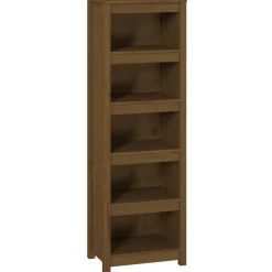 Kirjahylly 50x35x68 cm mänty harmaa