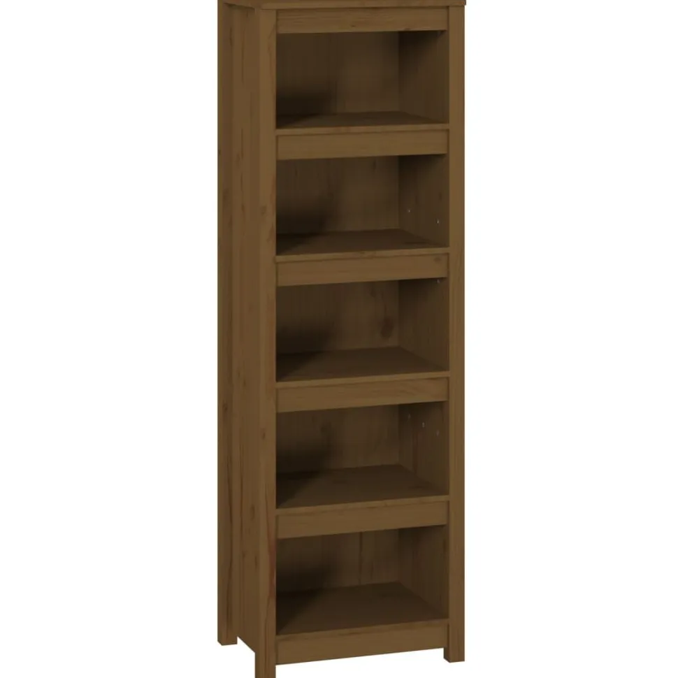 Kirjahylly 50x35x68 cm mänty harmaa