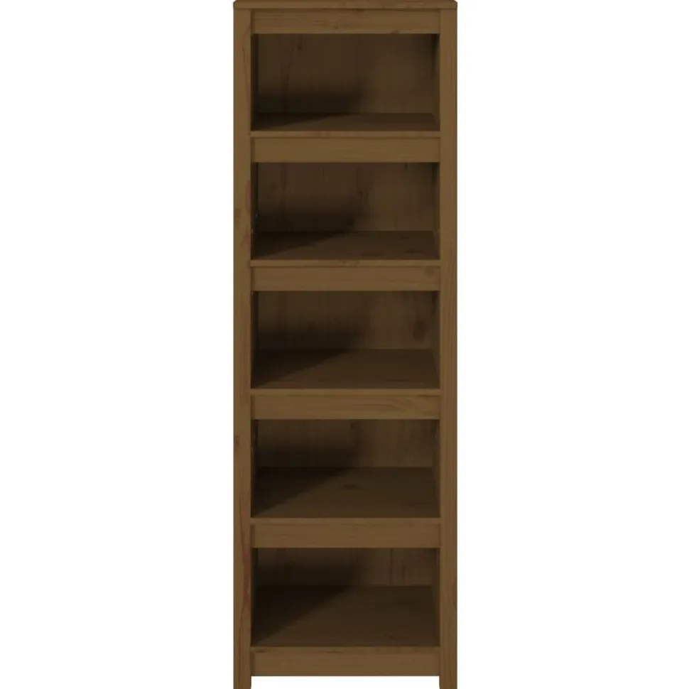 Kirjahylly 50x35x68 cm mänty harmaa