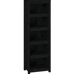 Kirjahylly 50x35x68 cm mänty harmaa