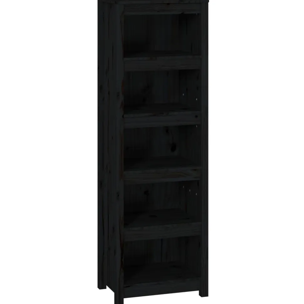 Kirjahylly 50x35x68 cm mänty harmaa