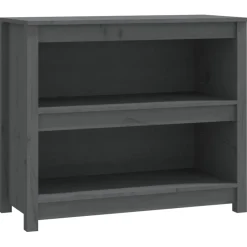 Kirjahylly 50x35x68 cm mänty harmaa