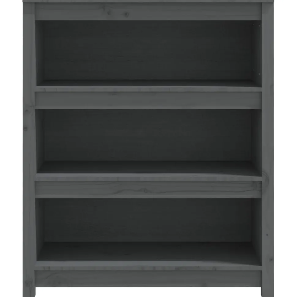 Kirjahylly 50x35x68 cm mänty harmaa