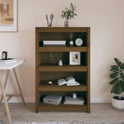 Kirjahylly 50x35x68 cm mänty harmaa