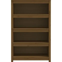 Kirjahylly 50x35x68 cm mänty harmaa