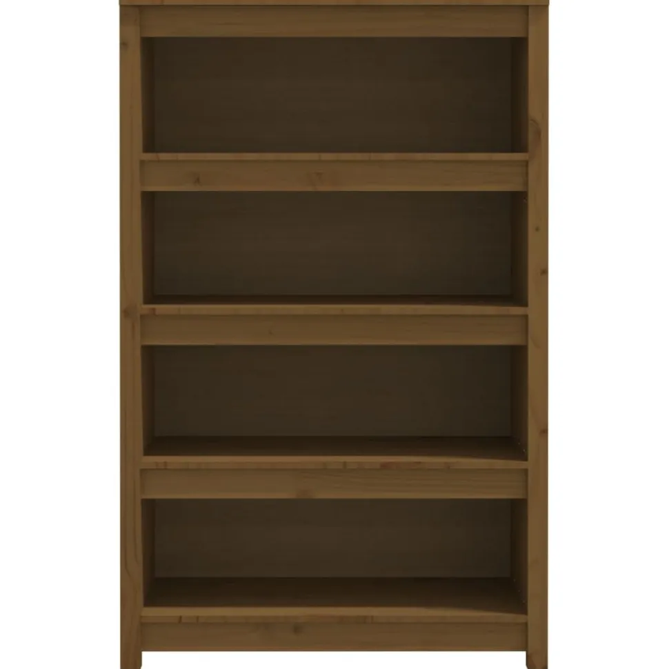 Kirjahylly 50x35x68 cm mänty harmaa
