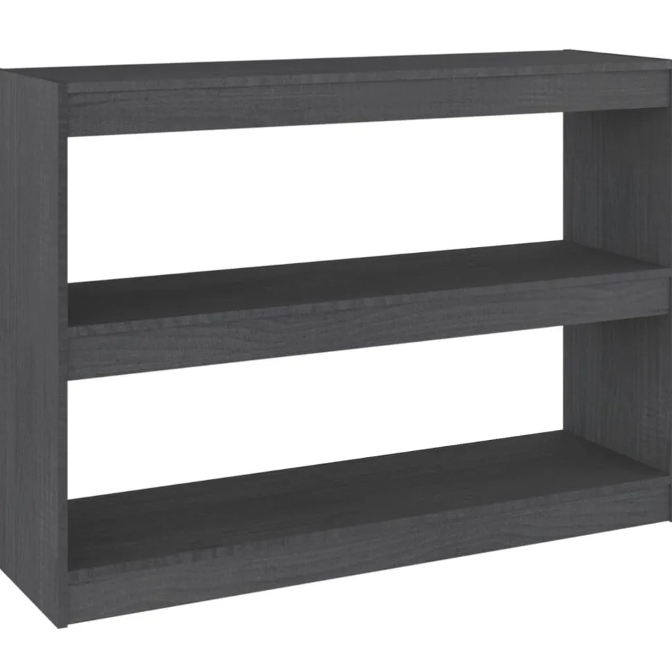 Kirjahylly 40x30x71,5 cm mänty harmaa