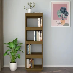 Kirjahylly 40x35x71 cm mänty harmaa