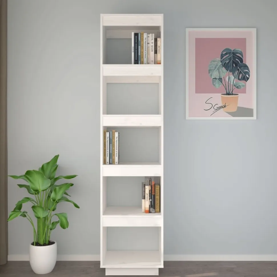 Kirjahylly 40x35x71 cm mänty harmaa