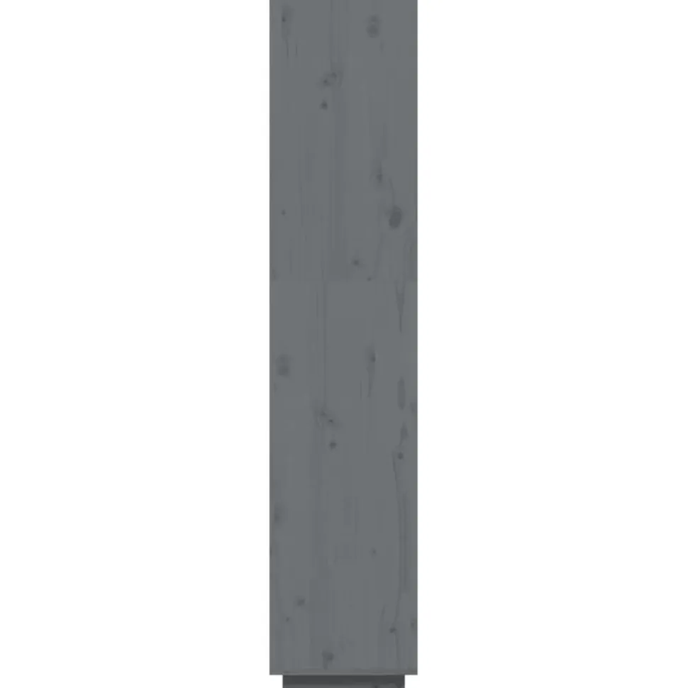 Kirjahylly 40x35x71 cm mänty harmaa