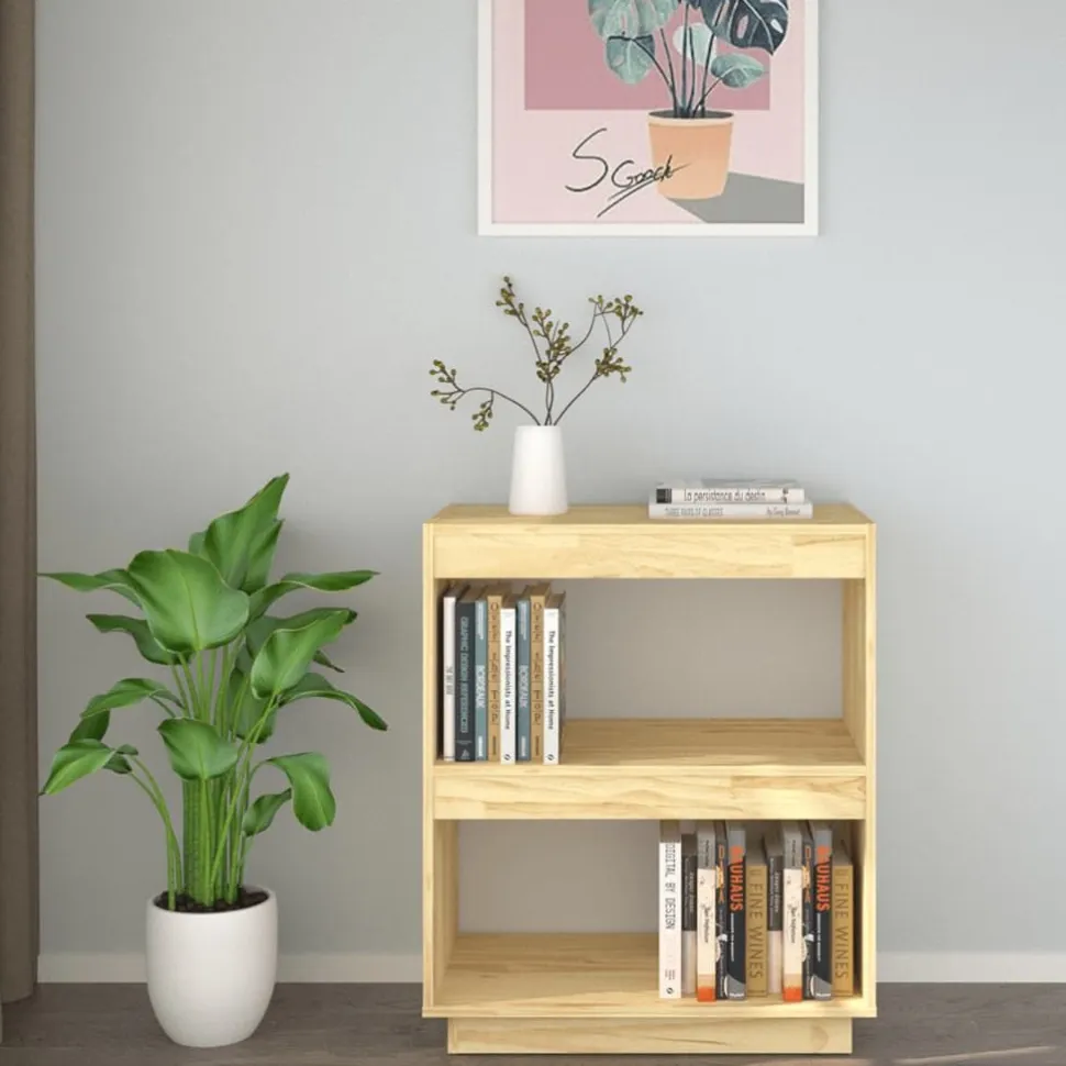 Kirjahylly 40x35x71 cm mänty harmaa