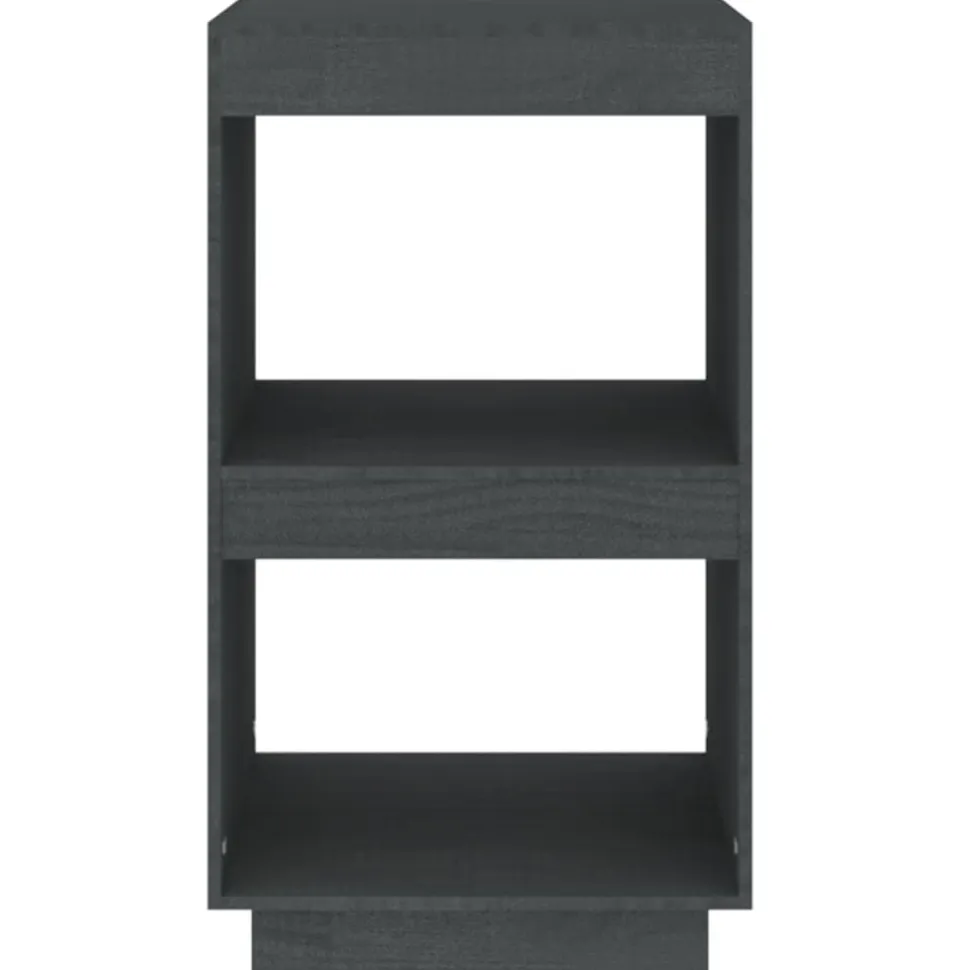 Kirjahylly 40x35x71 cm mänty harmaa
