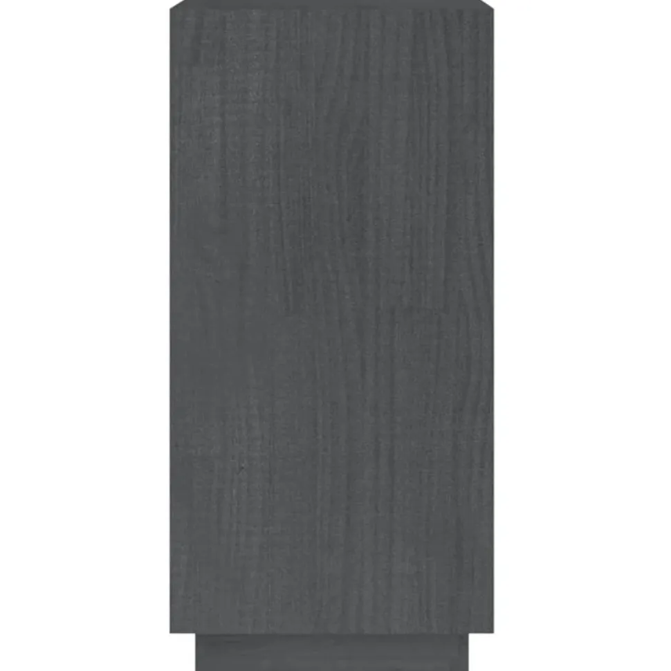 Kirjahylly 40x35x71 cm mänty harmaa