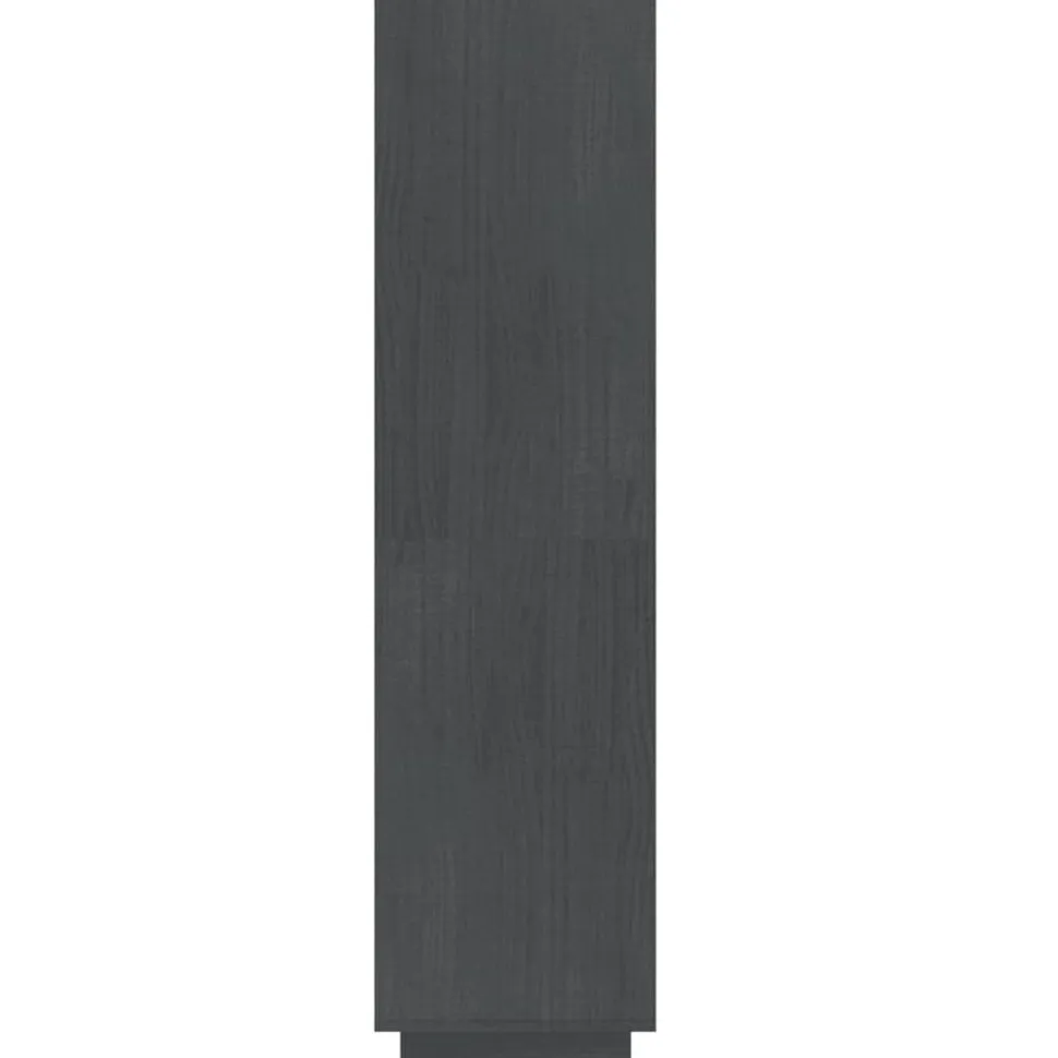 Kirjahylly 40x35x71 cm mänty harmaa