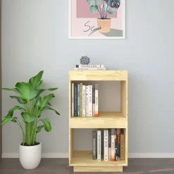 Kirjahylly 40x35x71 cm mänty harmaa
