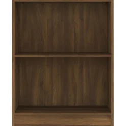 Kirjahylly 60x24x74,5 cm tekninen puu harmaa