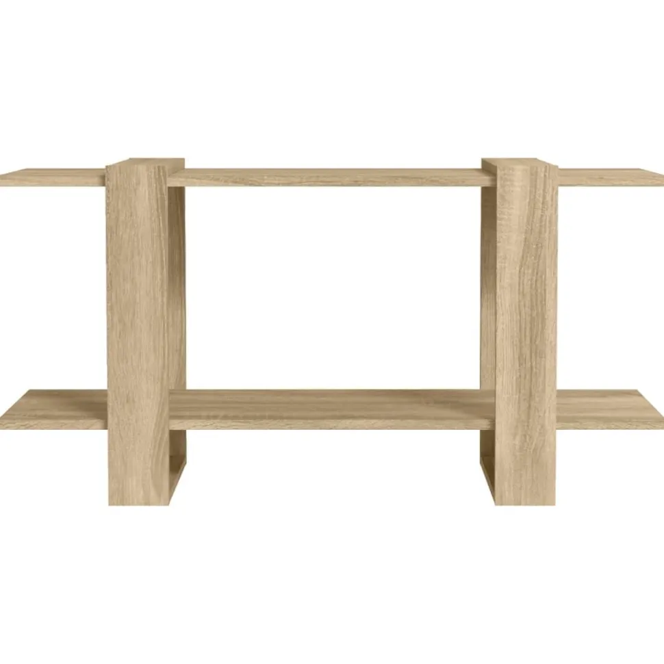 Kirjahylly 100x30x51 cm tekninen puu harmaa