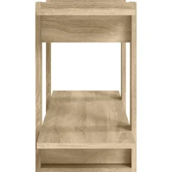 Kirjahylly 100x30x51 cm tekninen puu harmaa