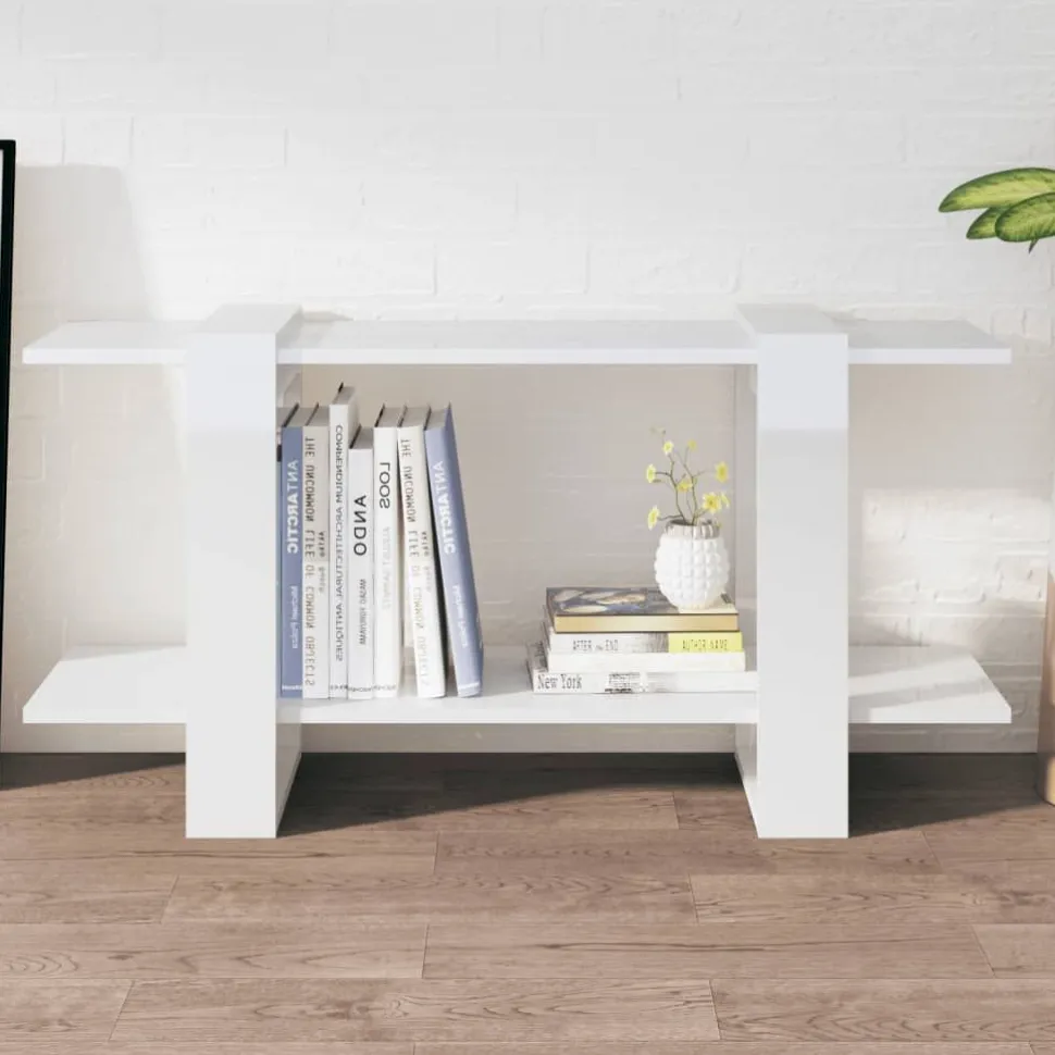 Kirjahylly 100x30x51 cm tekninen puu harmaa